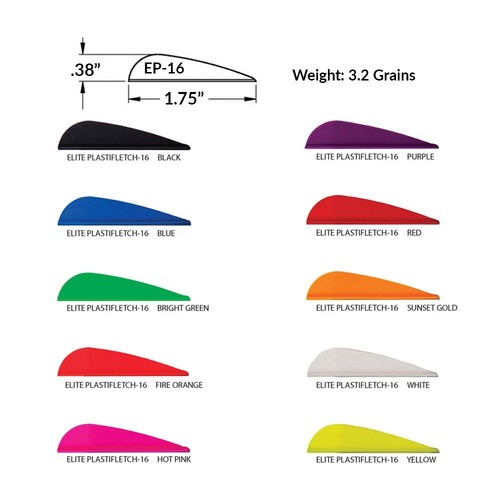 Aae archery elite plastifletch - aae,